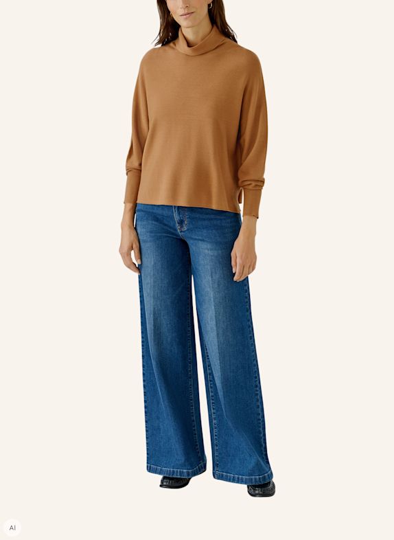 Oui Pullover BRAUN