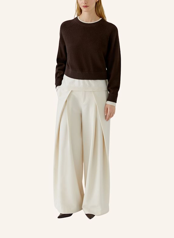 Oui Pullover BRAUN