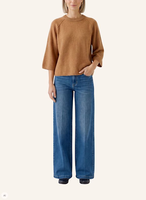 Oui Pullover BRAUN