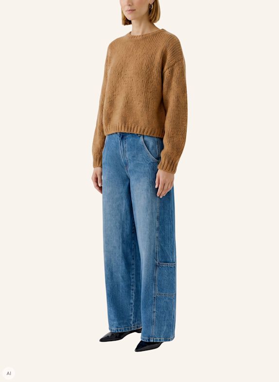 Oui Pullover BRAUN