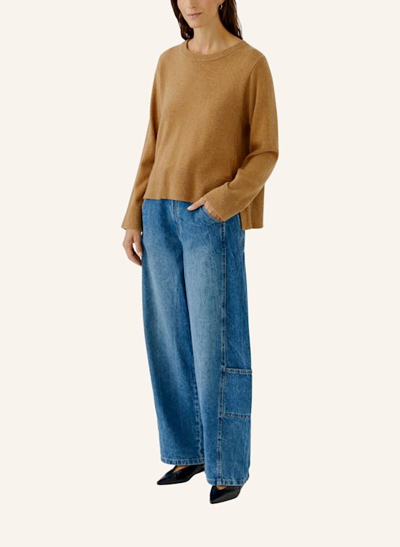 Oui Pullover BRAUN