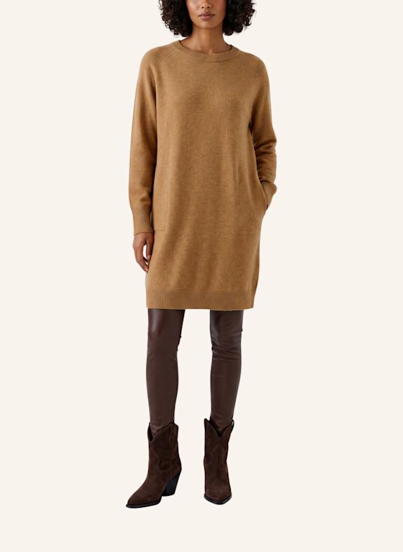 Oui Kleid BRAUN