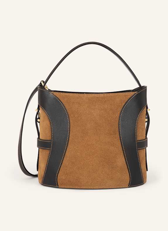 AIGNER Beuteltasche DEBORAH SUEDE BEIGE