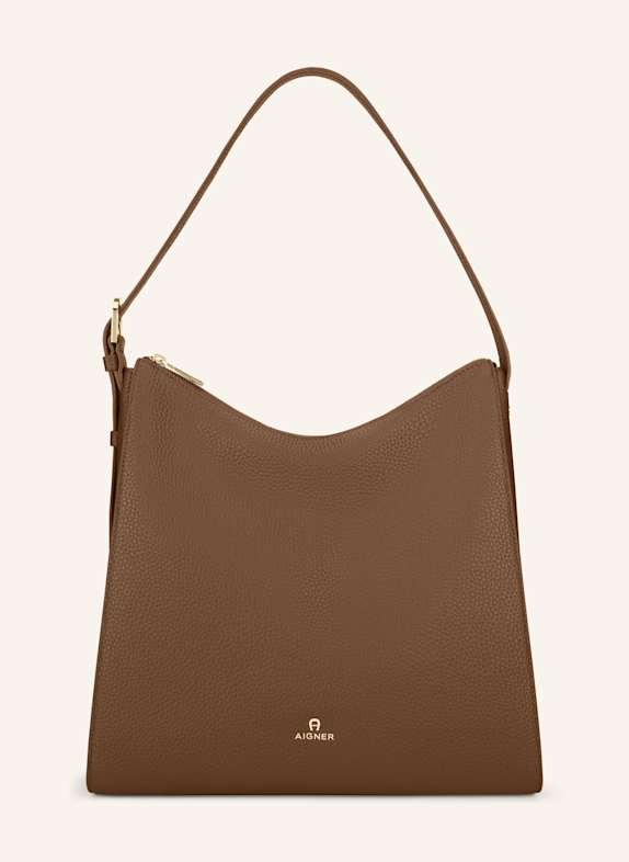 AIGNER Beuteltasche IVY LARGE BRAUN