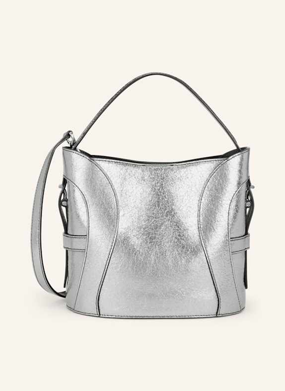 AIGNER Beuteltasche DEBORAH BRILLANTE SILBER