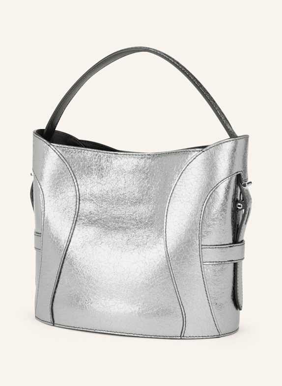 AIGNER Beuteltasche DEBORAH BRILLANTE SILBER