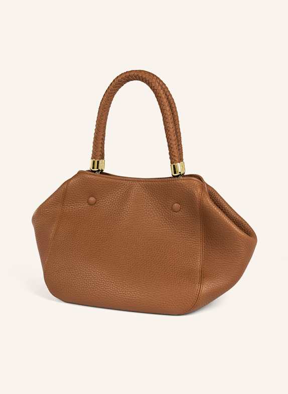 AIGNER Handtasche CARRE SOFT COGNAC