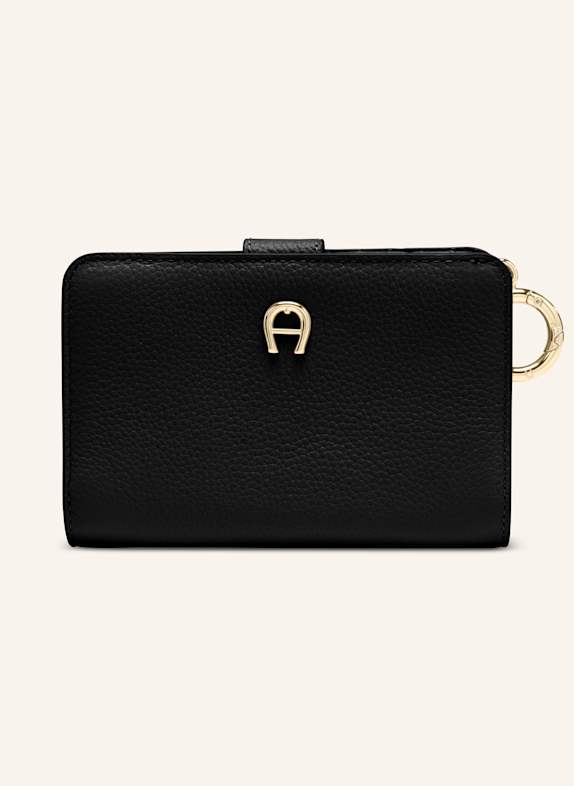 AIGNER Geldbörse  SCHWARZ