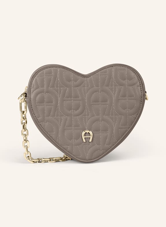 AIGNER Umhängetasche HEART TAUPE