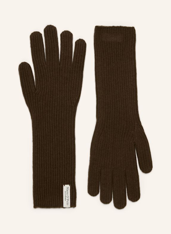 Marc O'Polo Strickhandschuhe DUNKELBRAUN