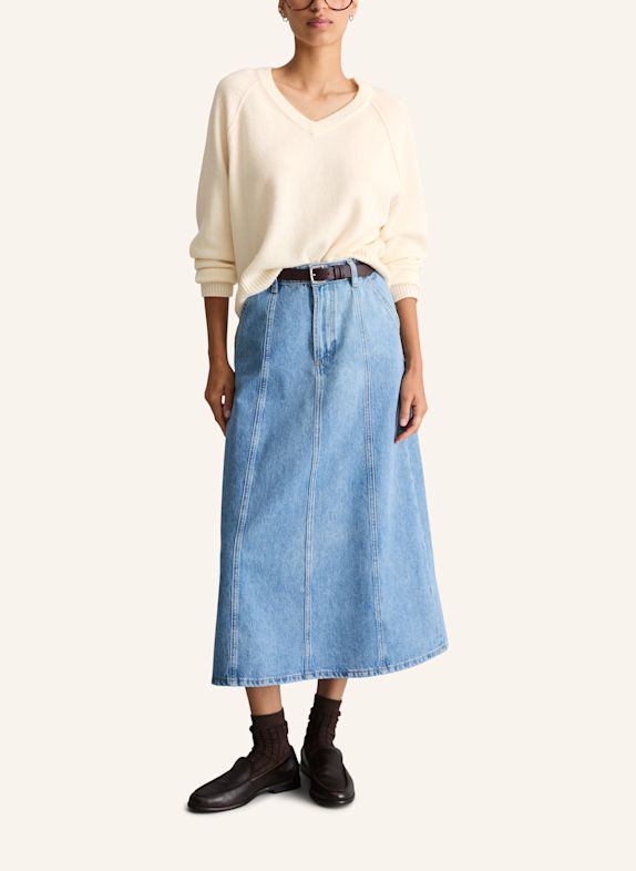Marc O'Polo DENIM V-Neck-Pullover WEISS