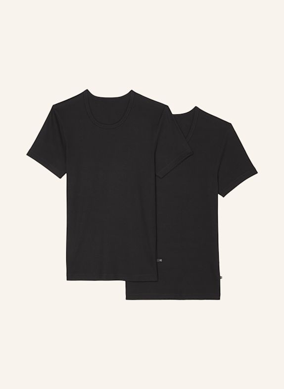 Marc O'Polo 2er-Pack Lounge-Shirts SCHWARZ