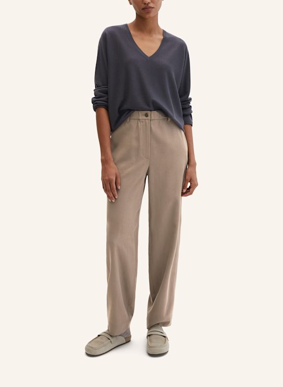 Marc O'Polo V-Neck-Pullover DUNKELGRAU
