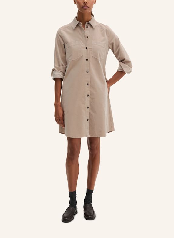 Marc O'Polo Samtkleid BEIGE