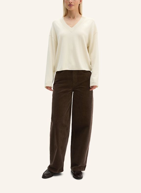 Marc O'Polo V-Neck-Pullover CREME