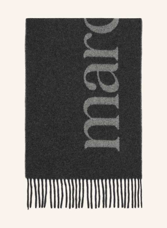 Marc O'Polo DENIM Logo-Schal SCHWARZ