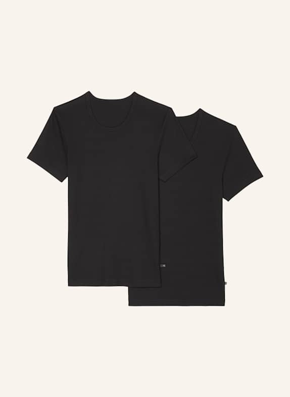 Marc O'Polo 2er-Pack Lounge-Shirts SCHWARZ