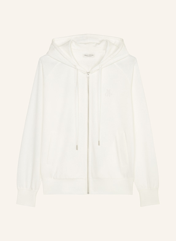 Marc O'Polo Lounge-Zipper-Hoodie WEISS