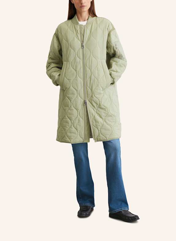 Marc O'Polo Steppmantel HELLGRÜN