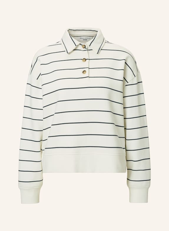 Marc O'Polo DENIM Polo-Sweatshirt ECRU