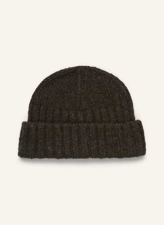Marc O'Polo Strickmütze DUNKELBRAUN