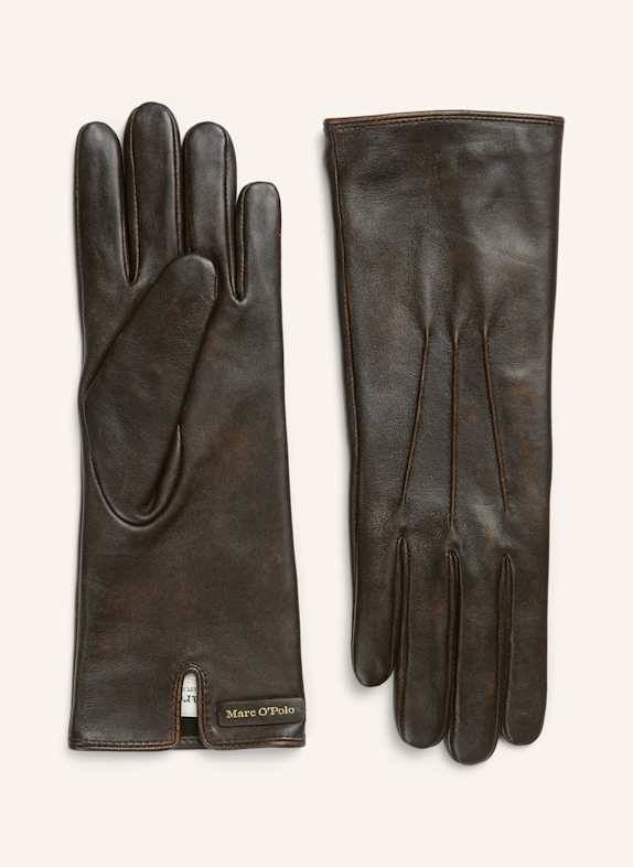 Marc O'Polo Handschuhe DUNKELBRAUN