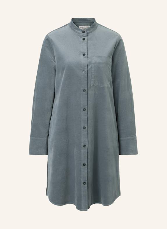 Marc O'Polo Samtkleid BLAU