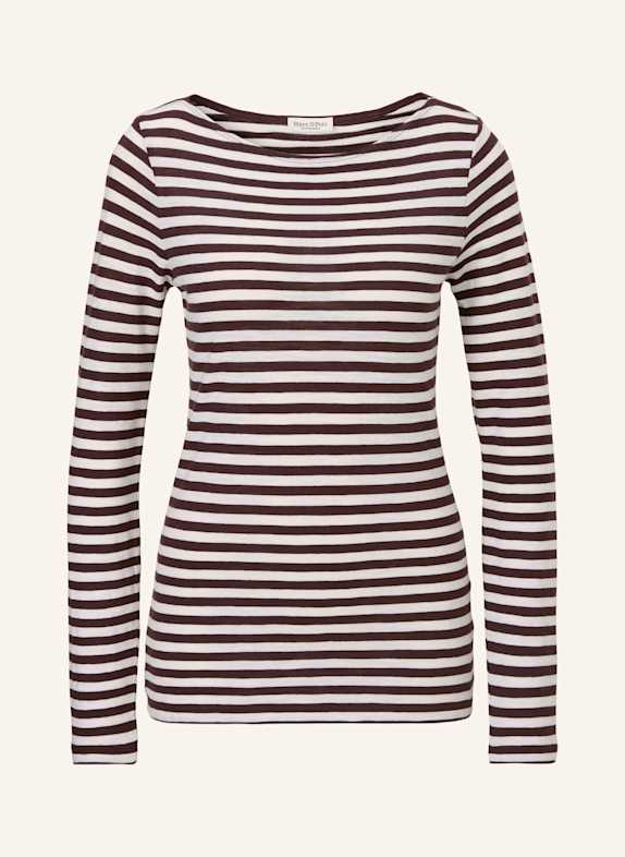 Marc O'Polo T-Shirt DUNKELROT