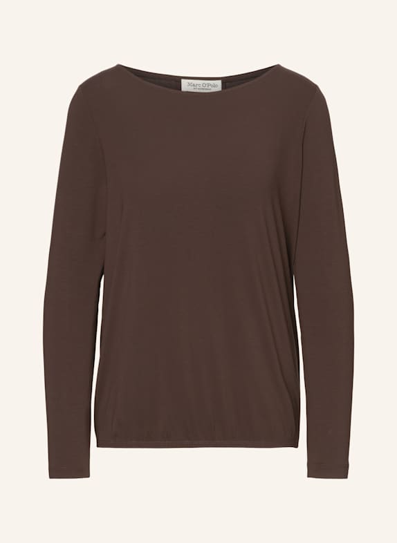 Marc O'Polo T-Shirt DUNKELBRAUN
