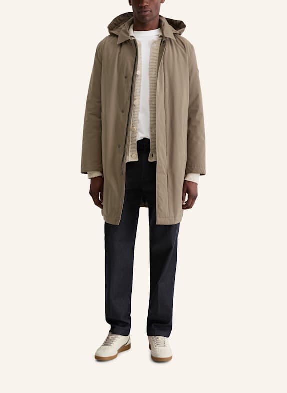 Marc O'Polo Kapuzen-Mantel BRAUN