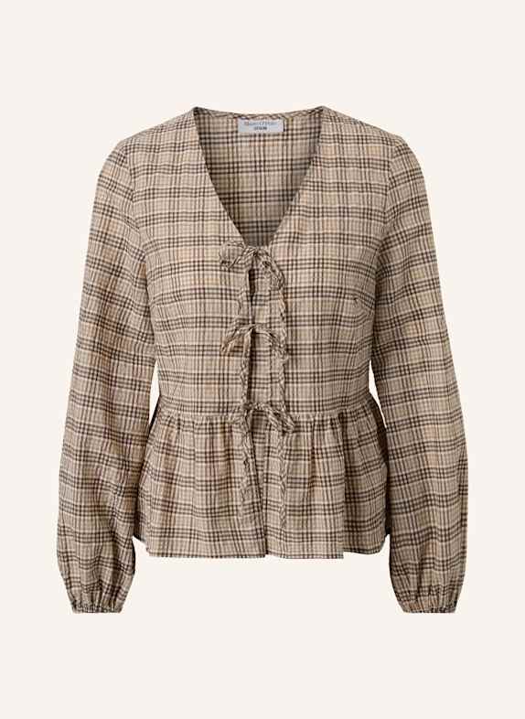 Marc O'Polo DENIM Peplum-Bluse ECRU