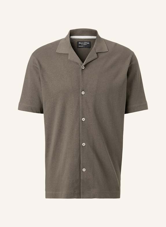 Marc O'Polo Kurzarm-Jerseyshirt DUNKELBRAUN