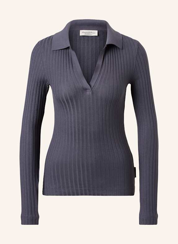 Marc O'Polo Jerseypolo DUNKELGRAU