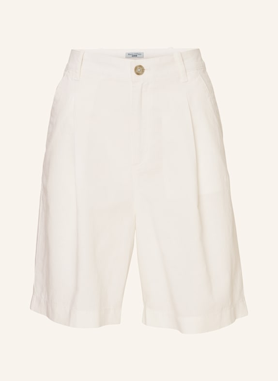 Marc O'Polo DENIM Bundfalten-Shorts WEISS