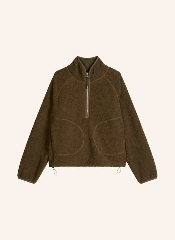 Marc O'Polo DENIM Teddyweste DUNKELBRAUN