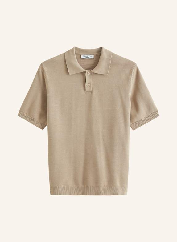 Marc O'Polo DENIM Strick-Poloshirt BEIGE