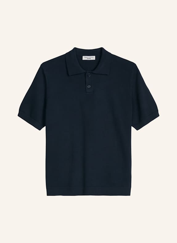 Marc O'Polo DENIM Strick-Poloshirt DUNKELBLAU