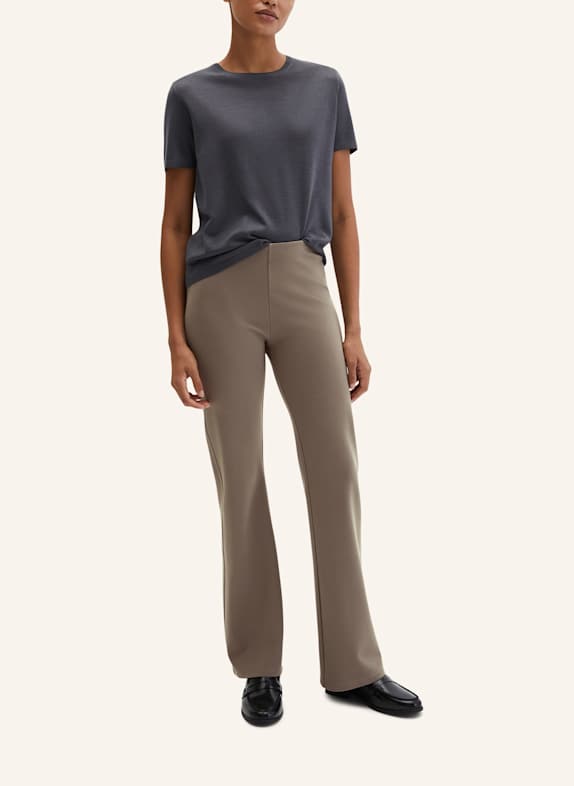 Marc O'Polo Jerseyhose BRAUN