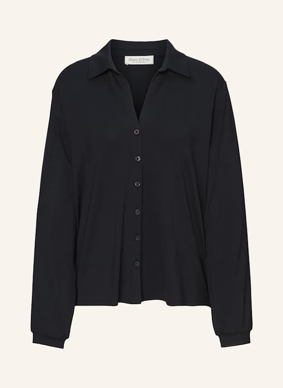 Marc O'Polo Jerseybluse loose DUNKELBLAU