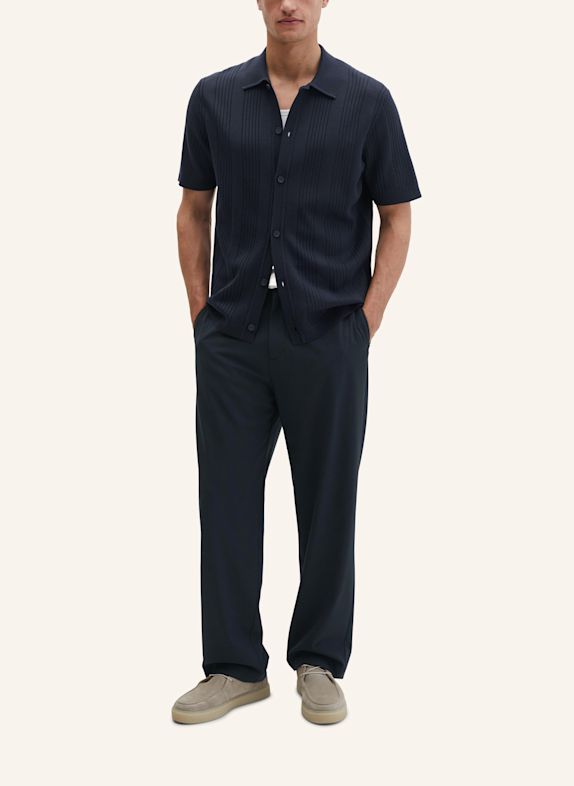 Marc O'Polo Strick-Shirt DUNKELBLAU