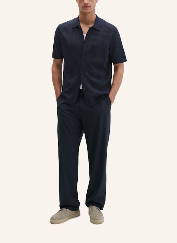 Marc O'Polo Strick-Shirt DUNKELBLAU