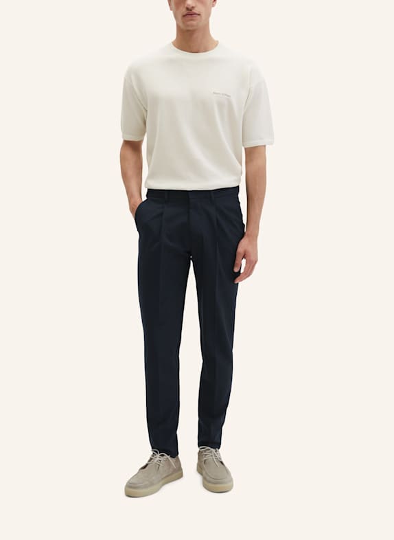 Marc O'Polo Hose Model Morot  Jogger pleats DUNKELBLAU