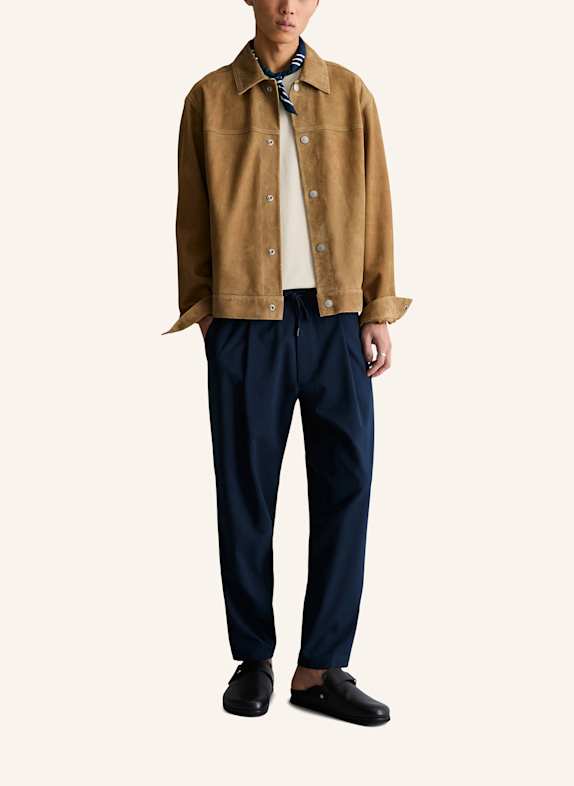 Marc O'Polo DENIM Lederjacke GRAU