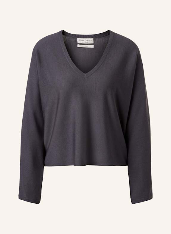 Marc O'Polo V-Neck-Pullover DUNKELGRAU