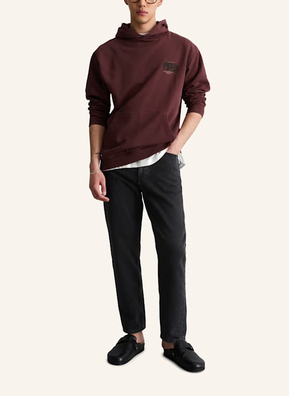 Marc O'Polo DENIM Hoodie DUNKELROT