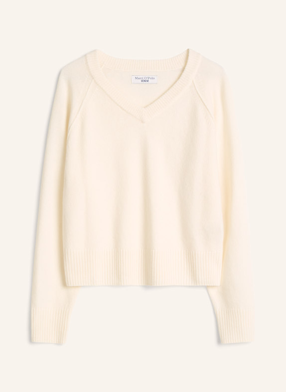 Marc O'Polo DENIM V-Neck-Pullover WEISS