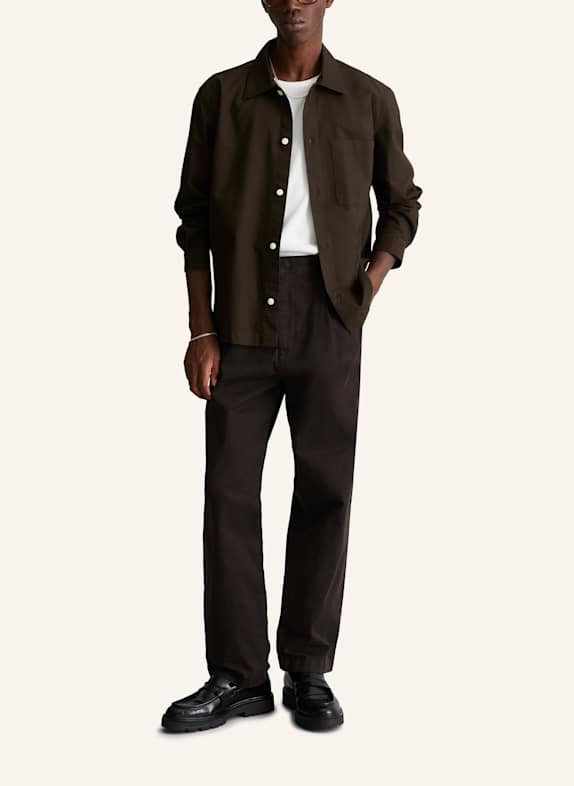 Marc O'Polo DENIM Hemd DUNKELBRAUN