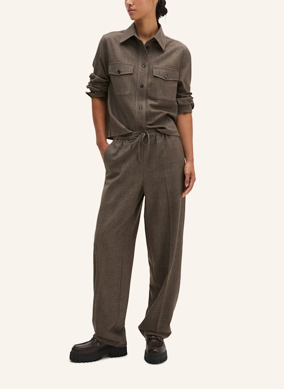 Marc O'Polo Flanellhemd BRAUN