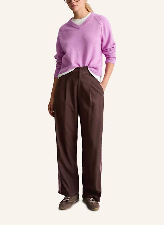 Marc O'Polo DENIM V-Neck-Pullover LILA