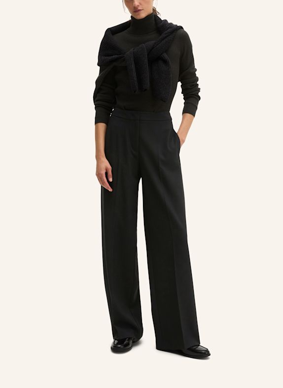 Marc O'Polo Flanellhose SCHWARZ